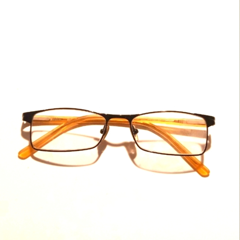 Rare Ray Ban Unisex RB 6067 2509 Square Black Yellow Eyeglasses Frames
